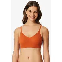 SCHIESSER Damen nahtloses Bustier Spaghettiträger mit herausnehmbaren Pads - Invisible Soft - 40