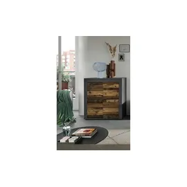 xonox.home Highboard ¦ schwarz ¦ Maße cm B: 80 H: 88 T: 35.0