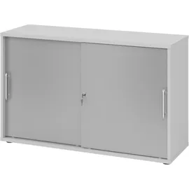bümö Aktenschrank 120 x 74,8 x 40 grau/silber