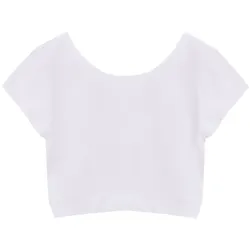 KangaROOS Mädchen Sommer-Shirt mit Süßer Schleife im Rücken Freizeit-Top 12026408 Weiß - 164/170