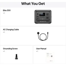 Bluetti Elite 300 + 500 W Solarpanel