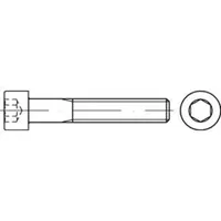Industrial Quality Supplies DIN 912/ISO 4762 Zylinderkopf-Schaftschraube 10.9 M