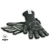 Moesta Grillhandschuhe Größe S/M Silikon schwarz