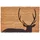 Homescapes Hirsch-Silhouette 60 x 40 cm Braun/Schwarz