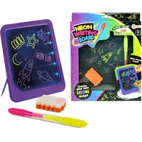 Toi-Toys 48059A - Neon beleuchtete Schreibtafel (mit Marker und Schwamm)