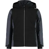 CMP Mädchen Skijacke Kid G Jacket Fix Hood 33W0235-U901 110 - Nero - 110
