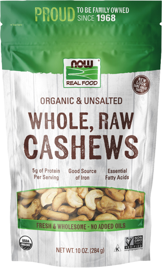 Cashews, biologisch, roh und ungesalzen (284 g)