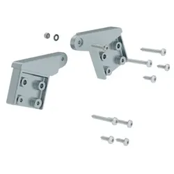 Ersatzscharnier-Set für Stufen-Stehleitern beidseitig begehbar aus Aluminium