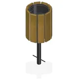 karstal 9561 40 l Schwarz