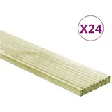 vidaXL Terrassendielen 24 Stk. 3,48 m2 1m Imprägniertes Kiefernholz