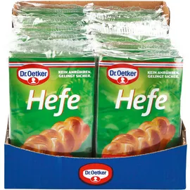 Dr. Oetker Hefe für 4 x 500g Mehl, 20er Pack