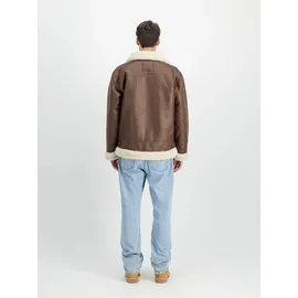 Alpha Industries B-3 Faux Leather braun 56