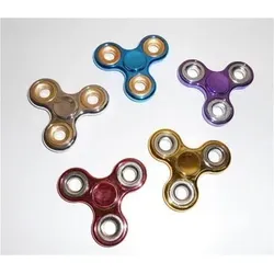 Fidget Spinner Fingerkreisel Hand Spinner metallic look