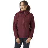 RAB Damen Namche Gore-Tex Paclite Jacke GTX Wasserdicht Atmungsaktiv Regenschale für Wandern & Alltag Outdoor, dunkelgrau (Deep Heather), S - S