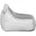 Beliani Sitzsack DROP Silber