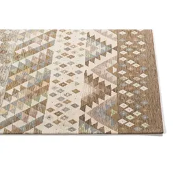 Pergamon Kelim-Teppich Modern Kelim 200 x 290 cm Mischgewebe Braun