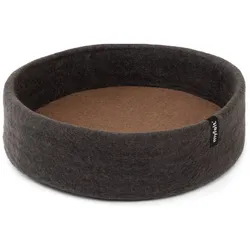 myfelt - Kuno Katzenkorb Ø 40 cm, Inlay braun