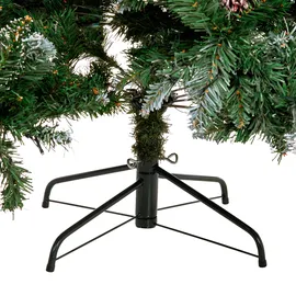 Beliani Weihnachtsbaum 180 cm Dunkelgrün