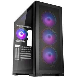 Kolink Unity Meshbay ARGB Gehäuse, Gaming-Gehäuse, PC-Gehäuse Schwarz
