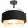 QAZQA Elif 1 E27 rund/gold/schwarz