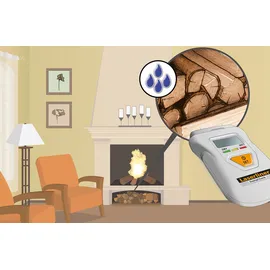 LASERLINER DampCheck für Brennholz -