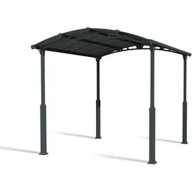 CANOPIA Carport Alpine 4,35 x 3,59 m grau inkl. Regenrinne