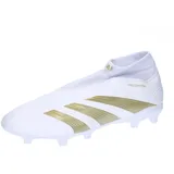 Adidas Predator League Laceless FG Cloud White / Gold Metallic / Sandy Beige Met 46