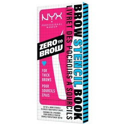 NYX Professional Makeup Zero to Brow Stencil Zubehör   02 - Thick Brow