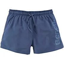 BENCH Badeshorts mit seitlichem Logoschriftzug Blau L