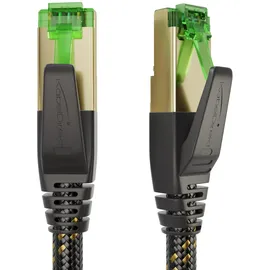 KabelDirekt – Cat-7-Netzwerkkabel – 7,5m – 10 Gigabit, Nylon