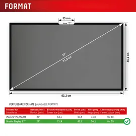 Displex Privacy Safe Apple Studio Display 27"