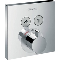 HANSGROHE ShowerSelect Thermostat Unterputz 2 Verbraucher chrom