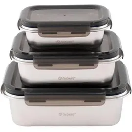 Outwell Camper Foodbox-Set, 6-teilig, silber