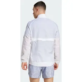 Adidas Own the Run 3-Streifen Packable Jacke White XL