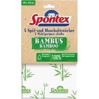 Spontex Spül- und Hauhaltstücher Bambus