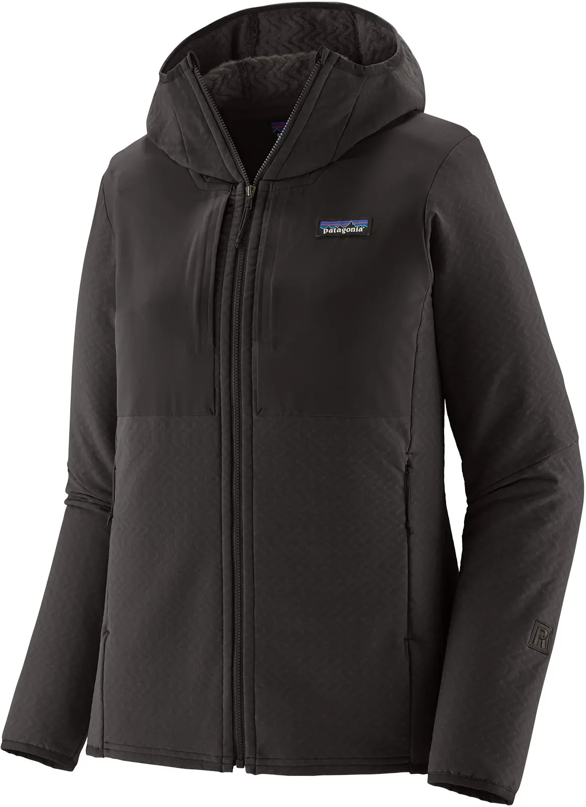 Patagonia Damen R2 CrossStrata Hoody - XL - Black