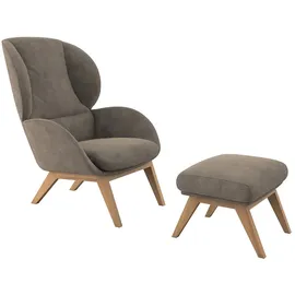 flexlux Hocker Adria Polyester 54 x 41 x 41 cm Braun