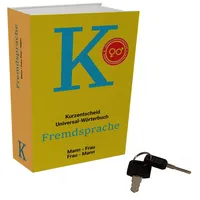 Speecheese Kurzentscheid Booksafe - Geheimversteck für Wertsachen Perfektes Buchversteck