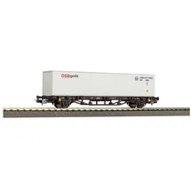 PIKO H0 27720 H0 Containertragwagen Lgjs der DSB