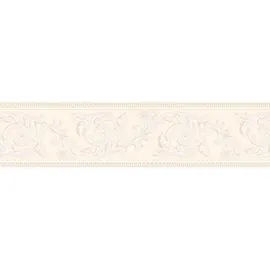 A.S. Creations A.S. Création Bordüre - Papierbordüre in erhabener Barockoptik in Beige und Creme - auf 5,00 m x 0,13 m je Rolle