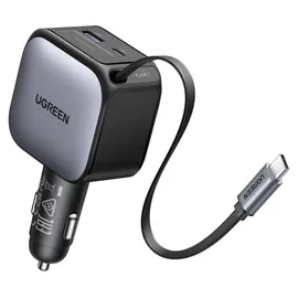 UGREEN EC602 60W Kfz Ladegerät 1x USB-A 1x USB-C grau