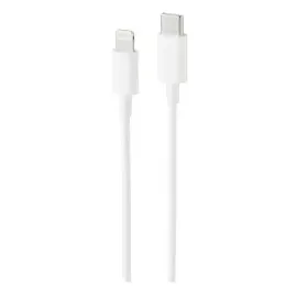 Renkforce USB-Kabel USB 2.0 USB-C® Stecker, Apple Lightning Stecker 3.00 m Weiß (frosted) RF-5724082
