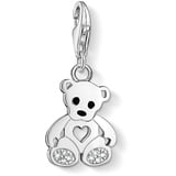 Thomas Sabo Damen Charm-Anhänger Teddybär Charm Club 925 Sterling Silber 1119-041-14