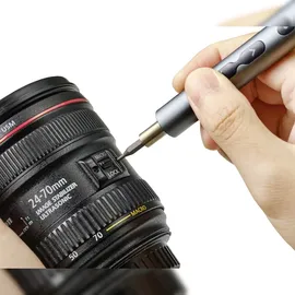 TOOLCRAFT Akku-Stabschrauber 3,7 V 330 mAh ohne Akku + Elektro-Schraubendreher Set 28-in-1