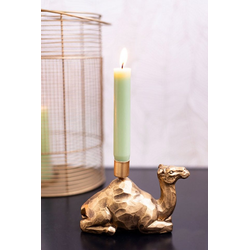 Cosy Home Ideas Kerzenhalter Kerzenhalter Dromedar gold farbig Tierfigur (1 Stück, 1x Kerzenhalter), geeignet für Stabkerzen goldfarben