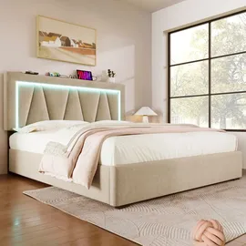 Flieks 140 x 200 cm Beige