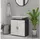 kleankin Badezimmerschrank Spanplatte 60L x 30B x 60H cm
