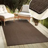 OTTO home Teppich OTTO HOME "Venedig auch als Läufer erhältlich" Gr. 2, beige (sand), B:80cm H:4mm L:150cm, Kunstfaser, Teppiche, Teppich, In- und Outdoor geeignet, Sisal-Optik, Wetterfest & UV-beständig