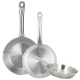 Wellhome Pfannen-Set 3-tlg. 30 cm + 32 cm + 34 cm