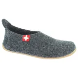 Living Kitzbühel Woll-Hausschuhe "Gipfelkreuz" in Anthrazit - 47